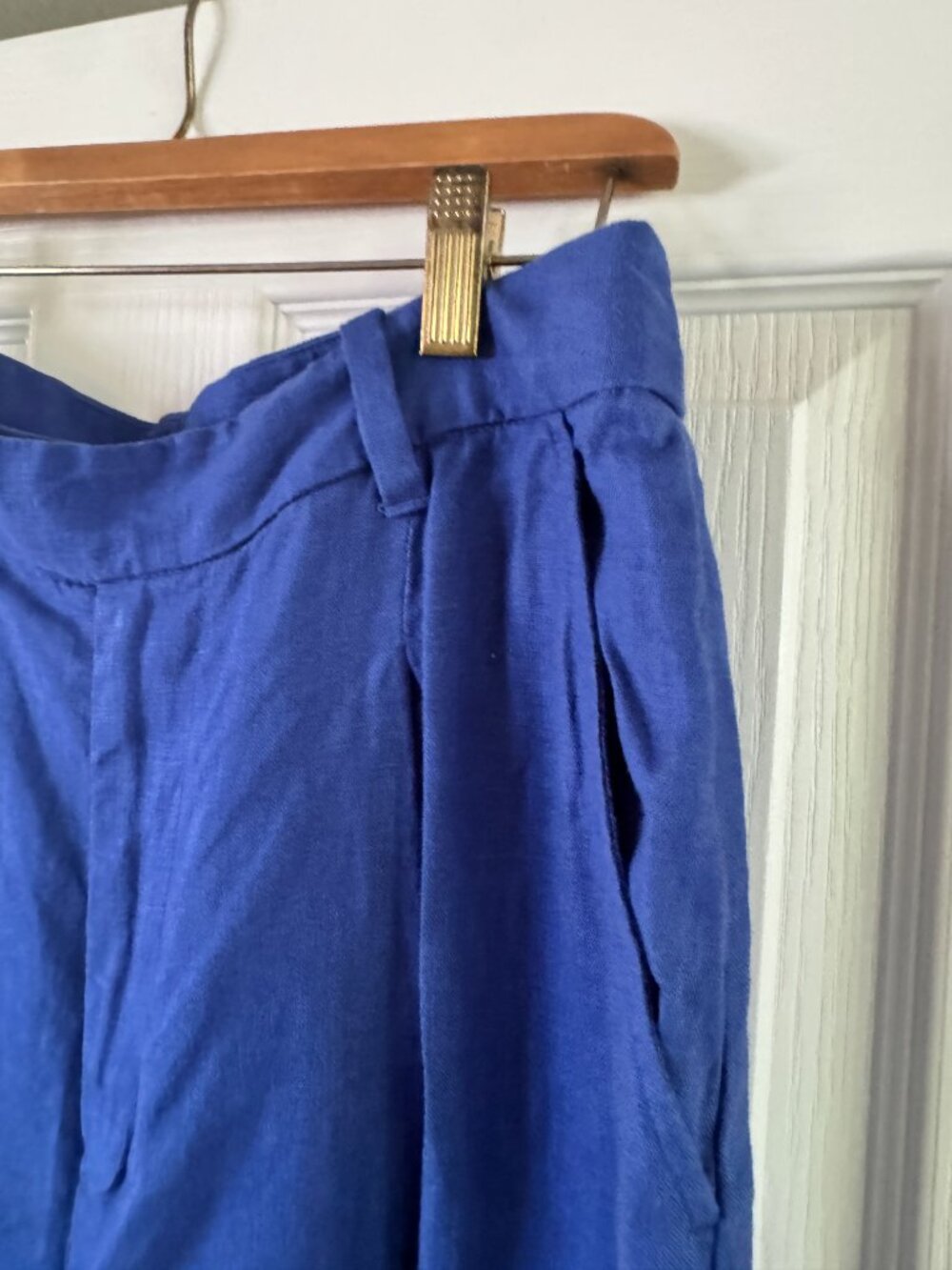 Madewell The Harlow Linen Wide-leg pant, Size 8, GUC - Picture 3 of 7